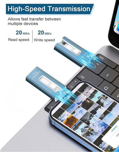 🌟High-capacity 3-in-1 USB flash drive