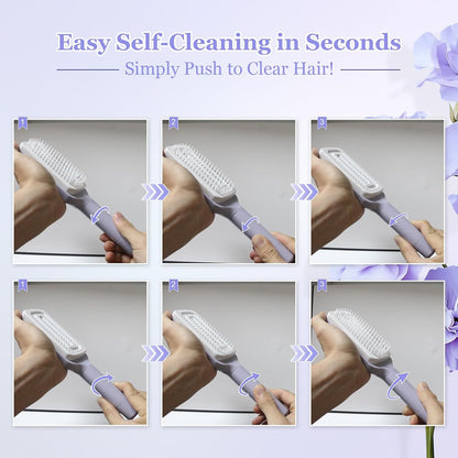 Self Cleaning Hair Brush