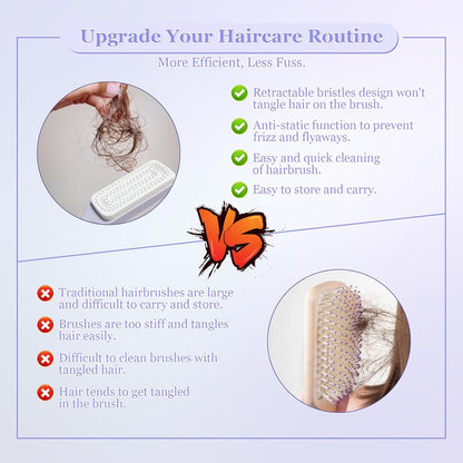 Self Cleaning Hair Brush