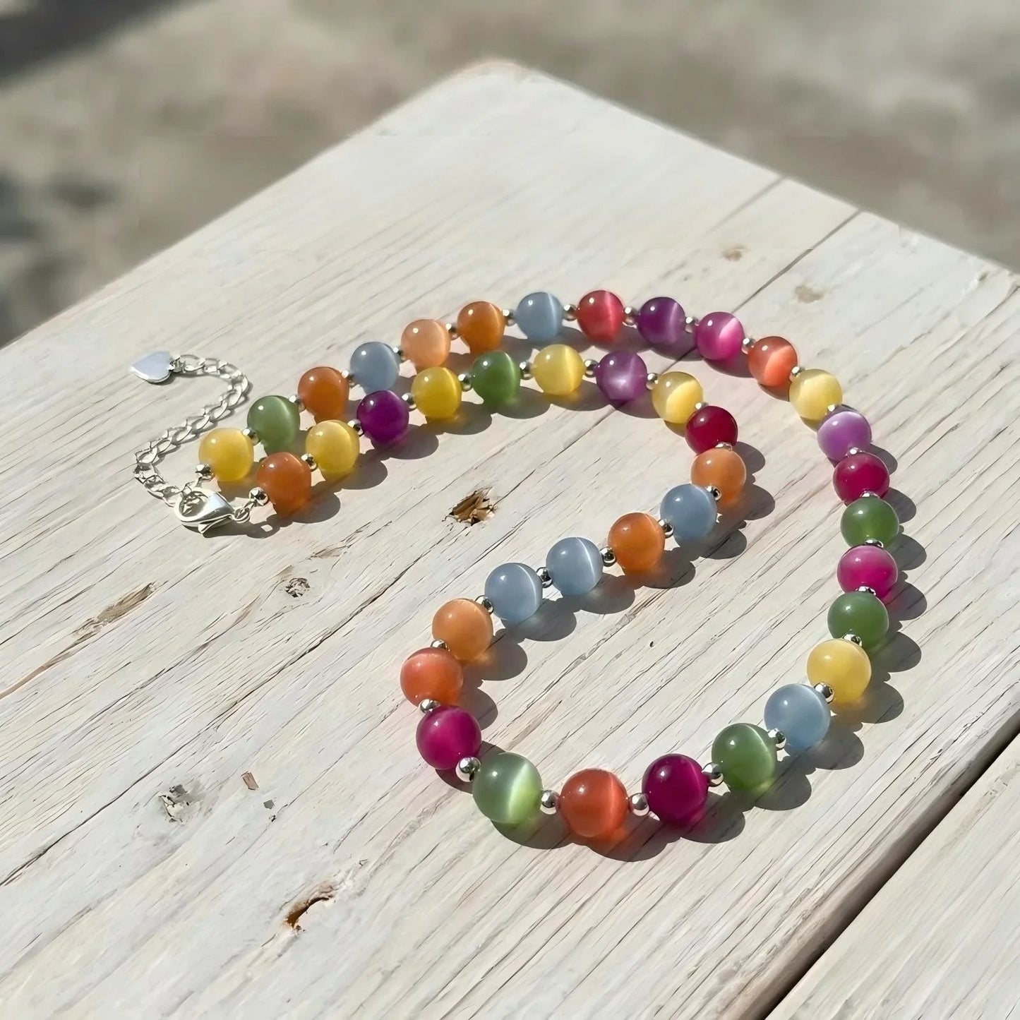 🌈 Dopamine UV-Reactive Beaded Jewellery Collection