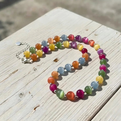 🌈 Dopamine UV-Reactive Beaded Jewellery Collection
