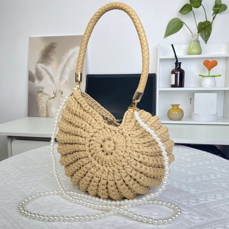🔥Bohemia Crochet Handwoven Seashell Bag