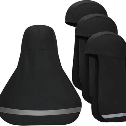 4 Pieces Hard Hat Sun Shade with Neck Flap – Cooling Skull Cap for Outdoor Work, Fishing & Hiking