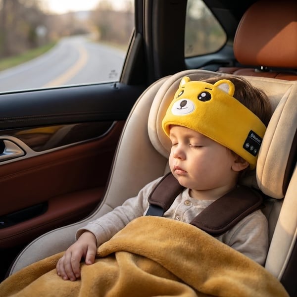 🏆🎧 Kids’ Animal Bluetooth Sleep Headband Headphones