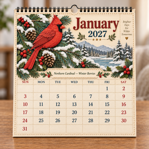 🐦 2027 Birds Of America Wall Calendar