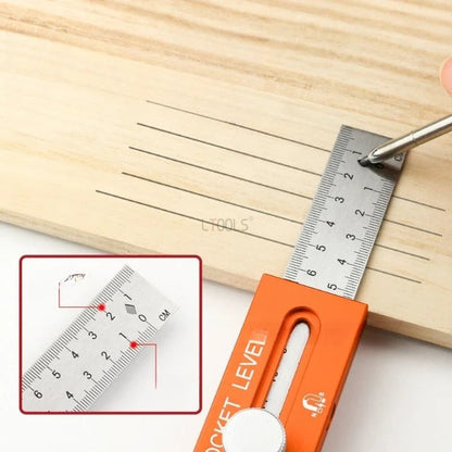 🛠️Multifunctional Marking Level Ruler