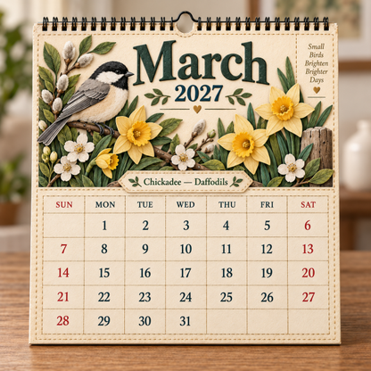 🐦 2027 Birds Of America Wall Calendar