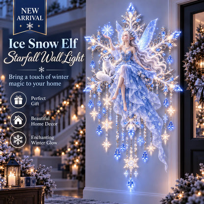 ❄️Ice Snow Elf Starfall Wall Light