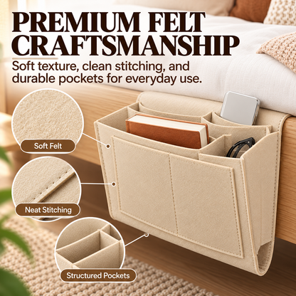🔥 Bedside Hanging Organizer – Keep Essentials Within Reach