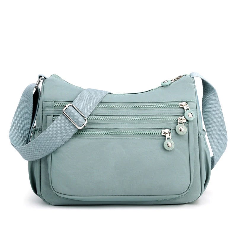 ✨ Lightweight Nylon Crossbody Bag – Multi-Pocket, Water-Resistant, Adjustable 🔧