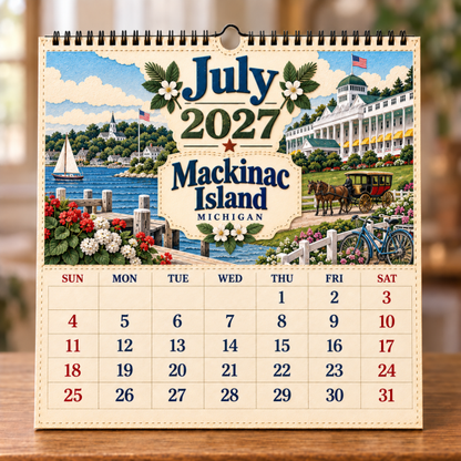 🧳 2027 Timeless American Destinations Wall Calendar