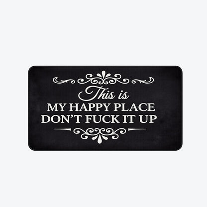 “This Is My Happy Place” Doormat
