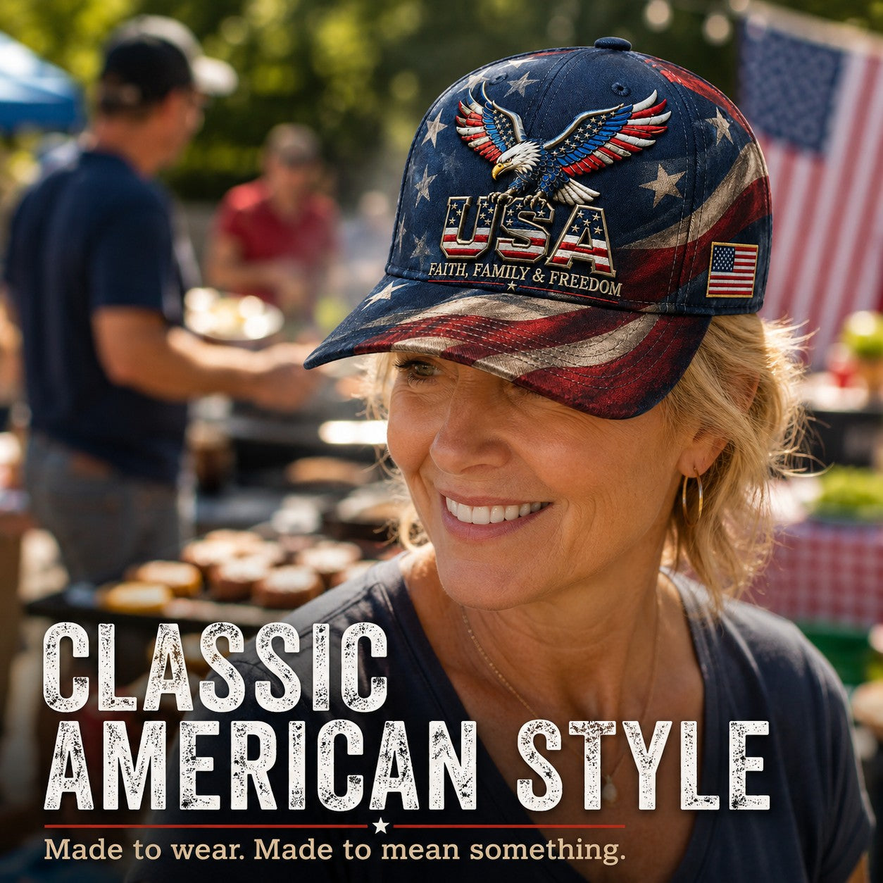 USA Faith, Family & Freedom Cap