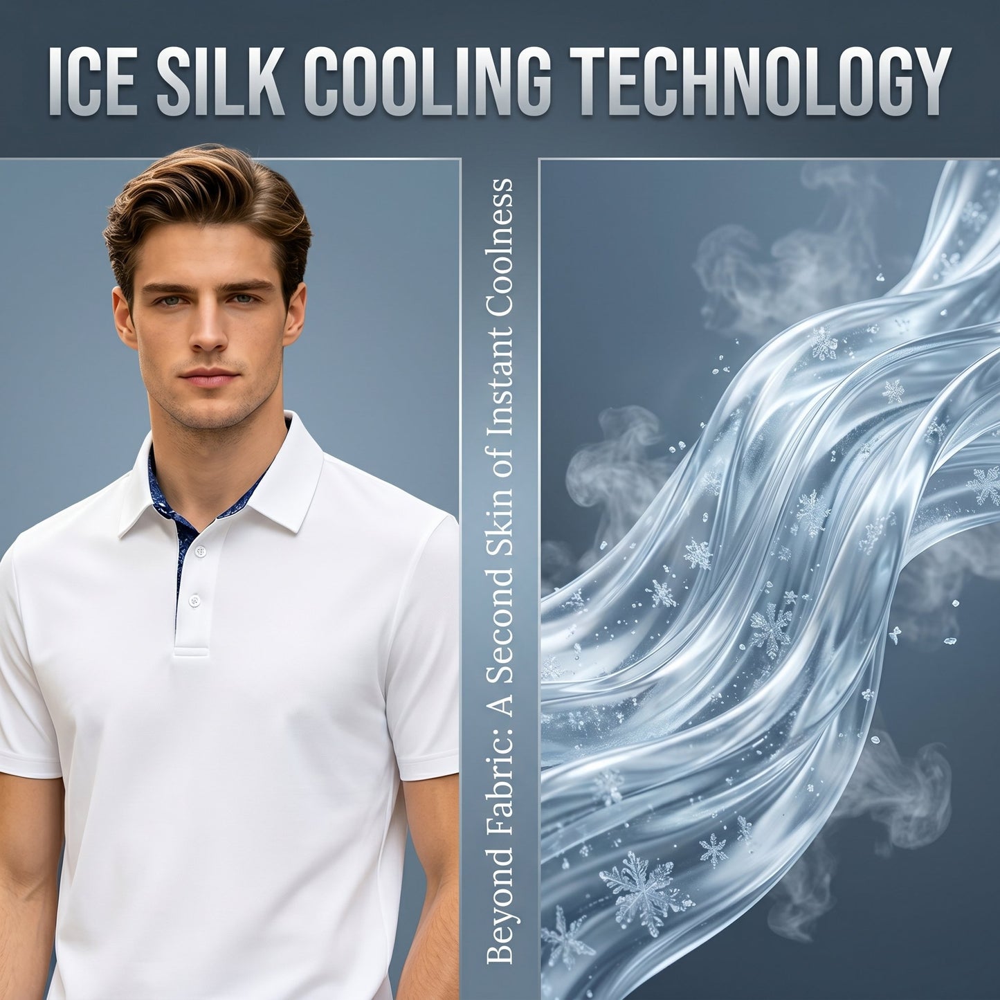 👕3-Pack Men's Performance Polo Shirts - Moisture Wicking🔥