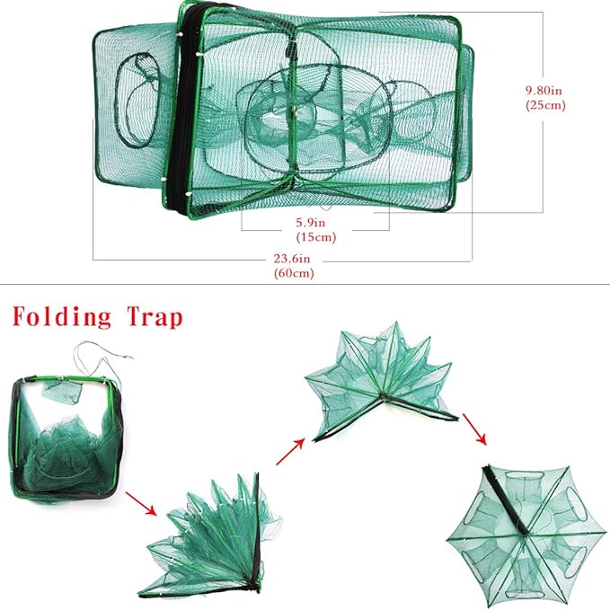 🐟The Magic Foldable Fishing Trap🎣