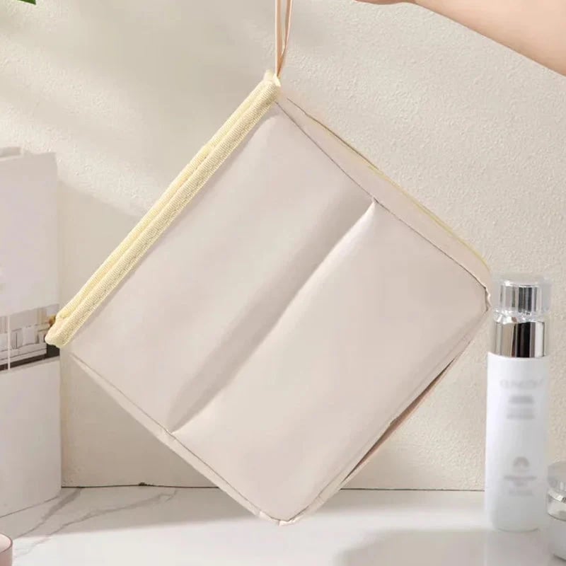 🔥Stylish Handheld Partitioned Cosmetic Bag