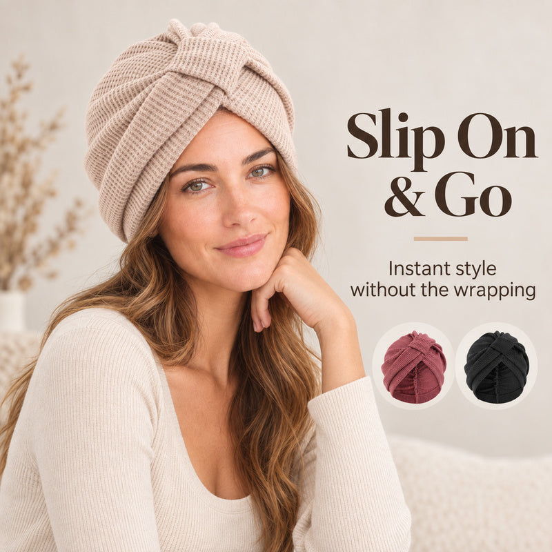 🧣 8-Color Cross-Knot Turban