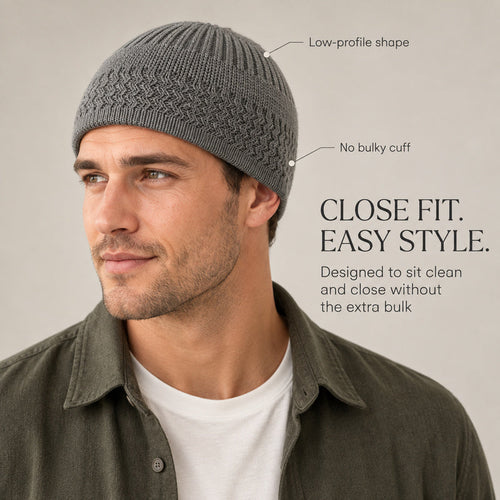 🧢💕Snug-Fit Knit Beanie —  All the Warmth, None of the Bulk