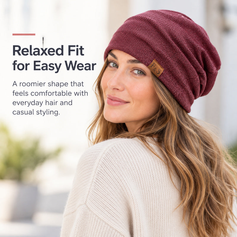 🧢🍂Relaxed-Fit Knit Hat — Lightweight Knit, All-Day Comfort ☁️💛