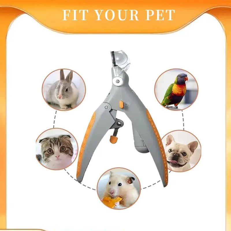🎁LED Light Pet Nail Clippers - 5X Magnification