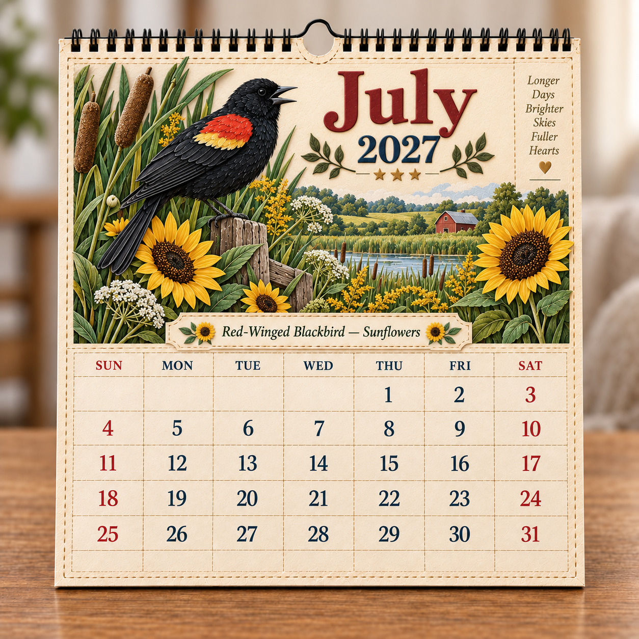 🐦 2027 Birds Of America Wall Calendar