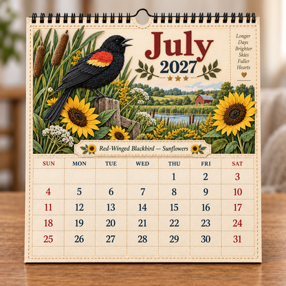 🐦 2027 Birds Of America Wall Calendar