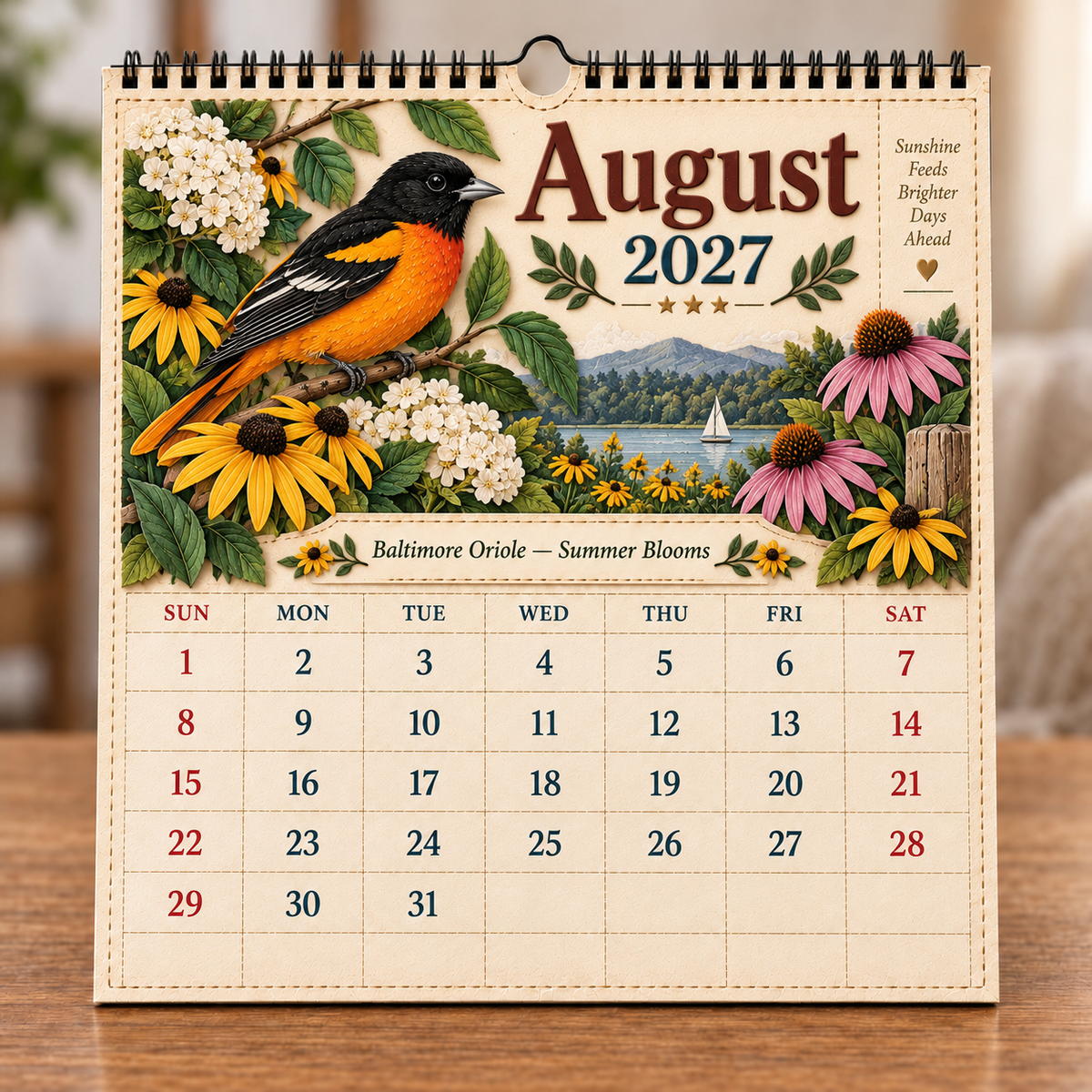 🐦 2027 Birds Of America Wall Calendar