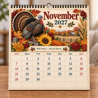 🐦 2027 Birds Of America Wall Calendar