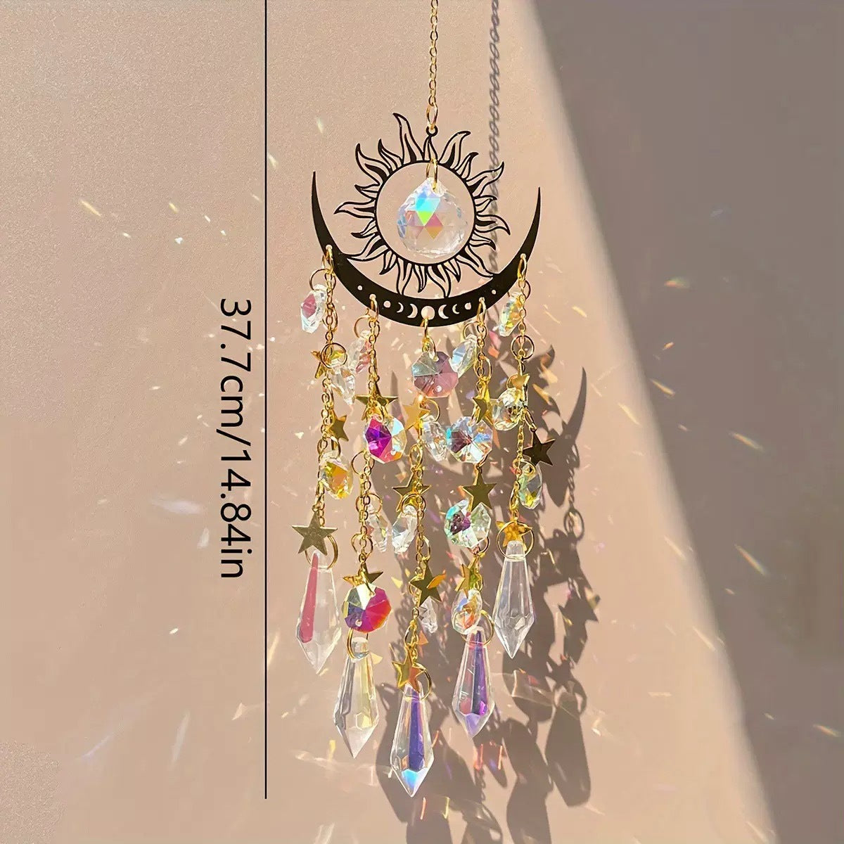 ✨Crystal Sun Catcher, lndoor Outdoor Decor for Window Bedroom Courtyard Garden☪️