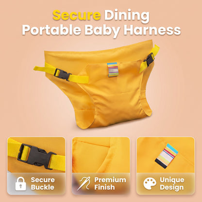 🔥Baby High Chair Seat Belts - Portable Dining Straps Holder