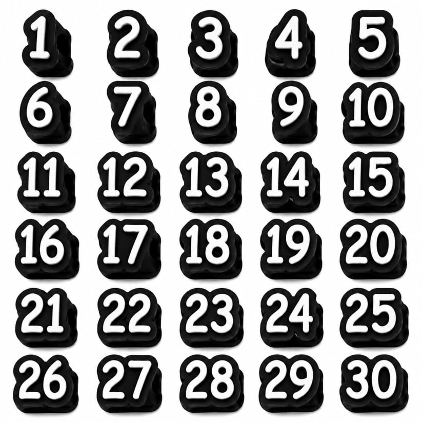 🎁Numbered Pencil Toppers