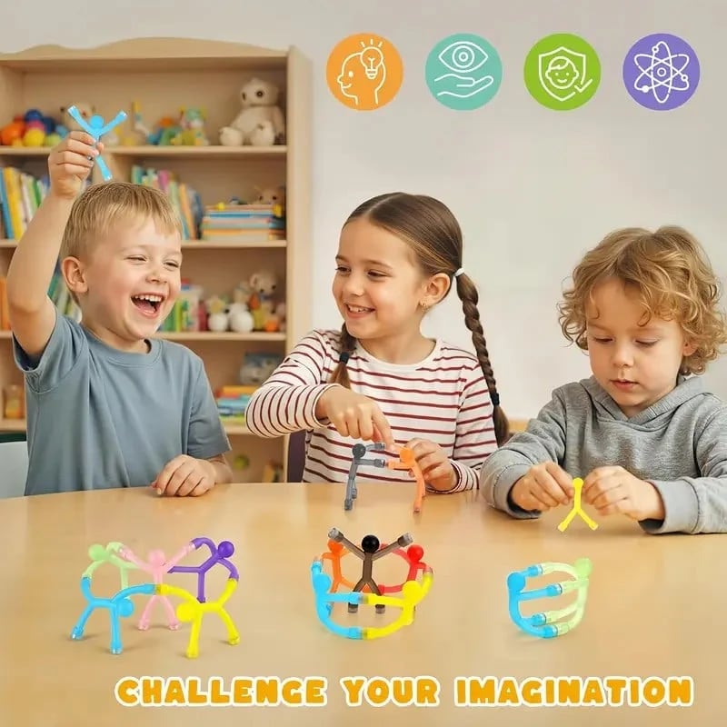 🔥LAST DAY 49% OFF - ✨Unisex Kids' Magnetic Building Set (Set of 10)