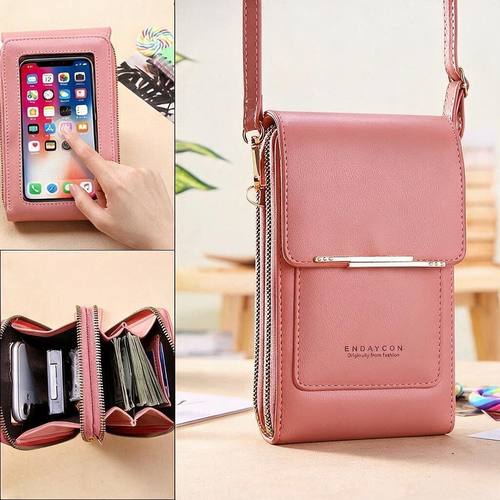 🔥 Women's Touchscreen Sensitive Phone Crossbody Bag