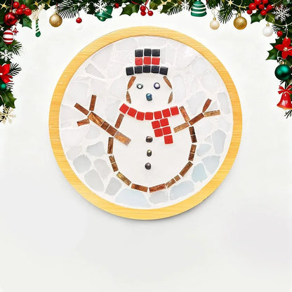 DIY Mosaic Christmas Coaster Kit – 6 Designs