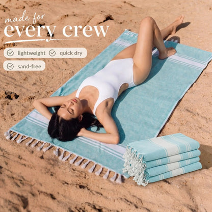 🌊Beach Towel 39"x71" – Quick-Dry, Sand-Free, Breathable 🏖️Travel & Pool Ready ☀️