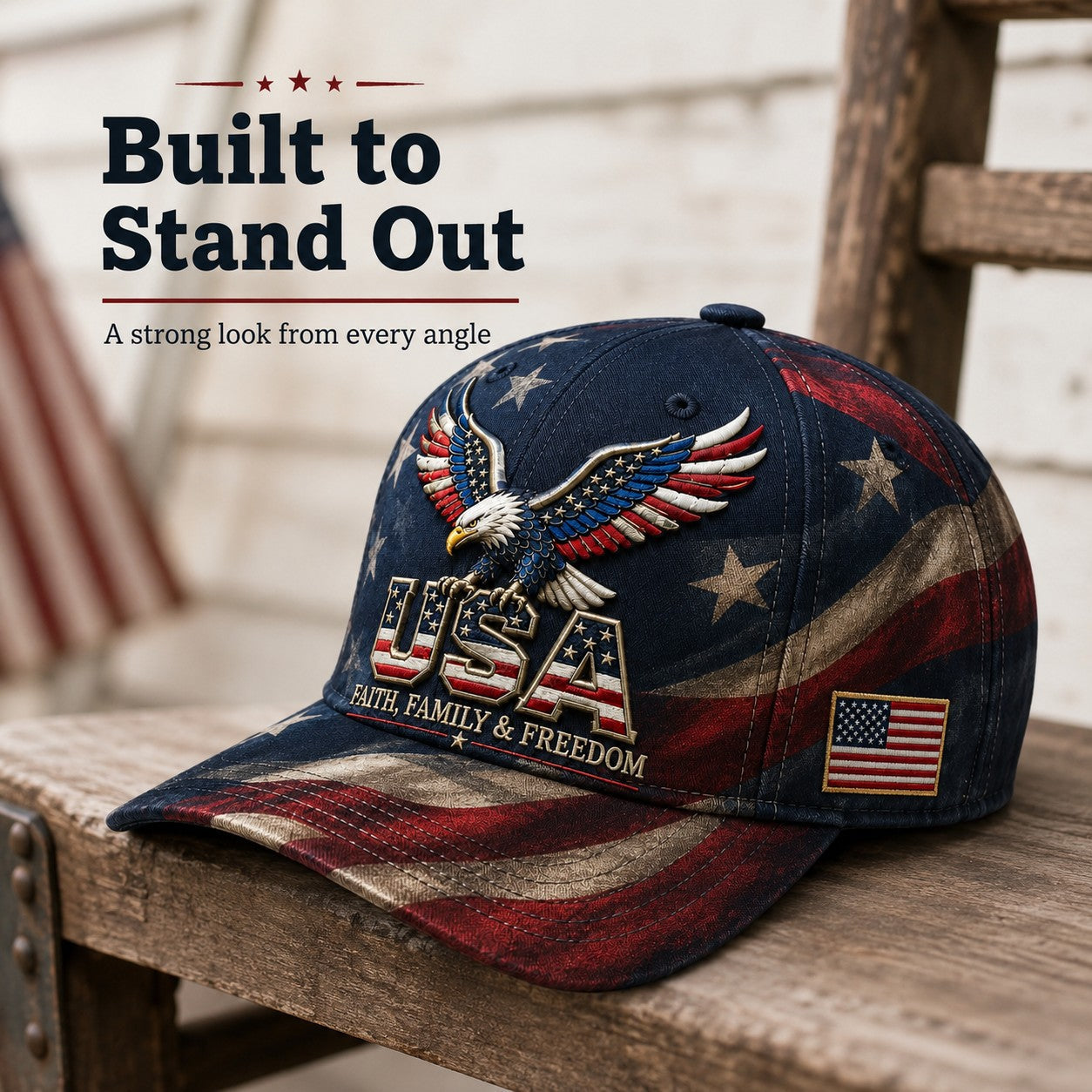 USA Faith, Family & Freedom Cap