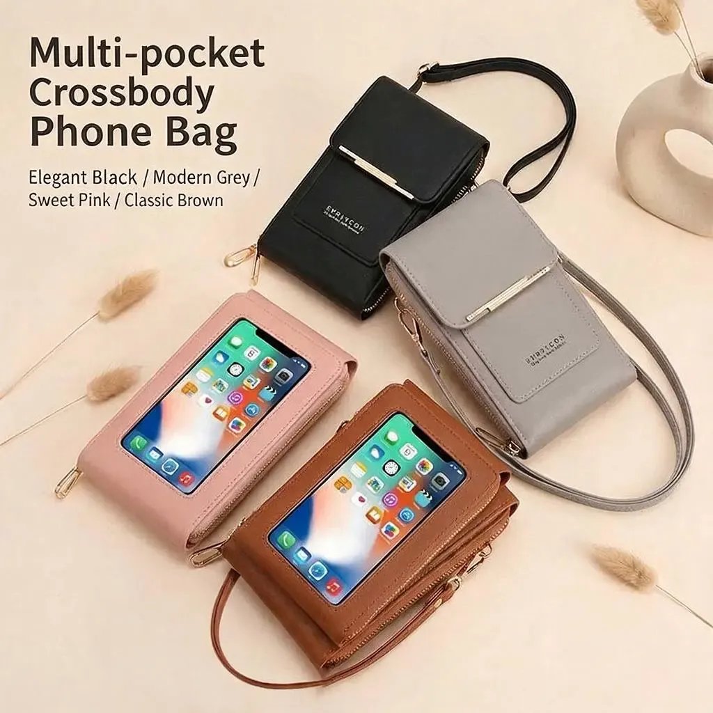 🔥 Women's Touchscreen Sensitive Phone Crossbody Bag