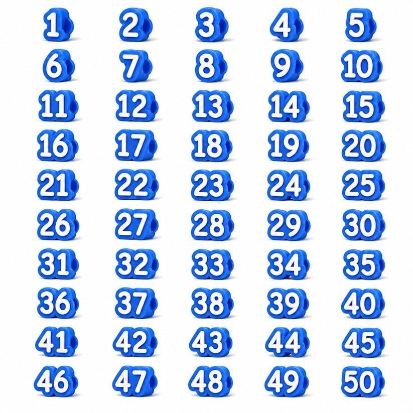 🎁Numbered Pencil Toppers