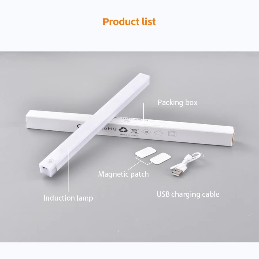 💡Punch-free Smart Sensor Magnetic Rechargeable LED Lights