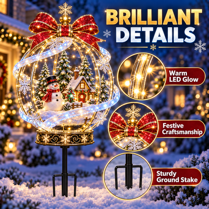 🎄 Christmas Magic Lighted Garden Stakes – Enchanting Outdoor Holiday Yard Décor ✨