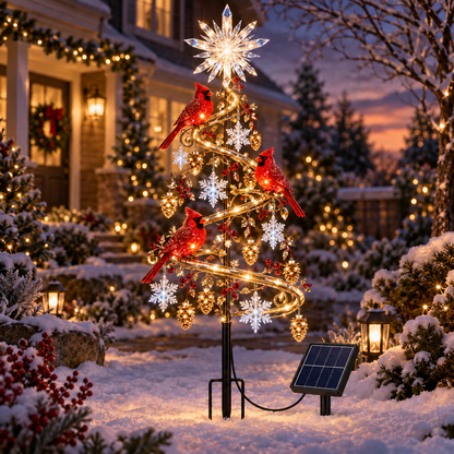 🎄 Christmas Magic Lighted Garden Stakes – Enchanting Outdoor Holiday Yard Décor ✨