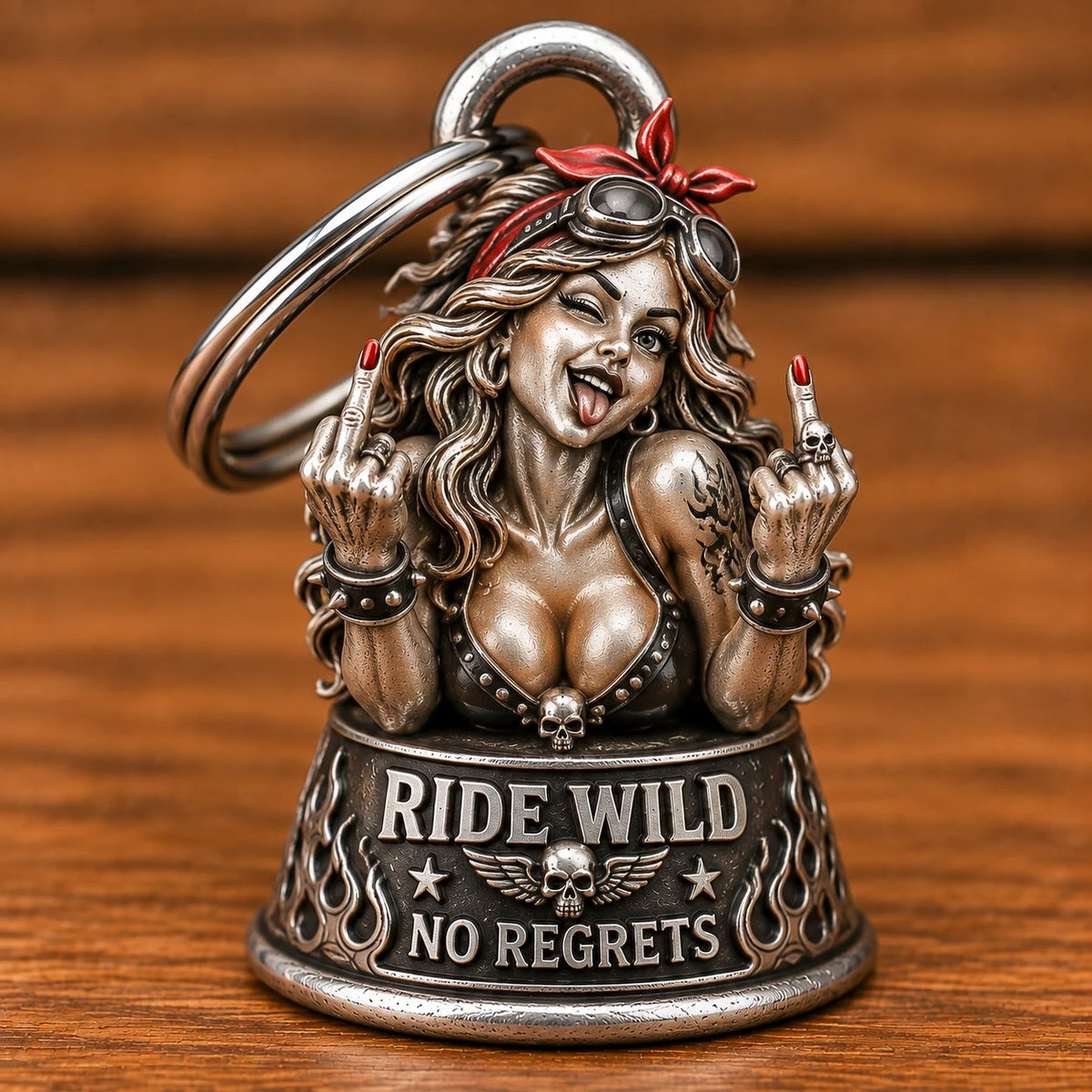 🏍️Funny Motorcycle Biker Bells - Crazy Rider Gift For Him🔔