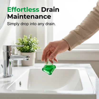 🥳HOT SALE💞50K+ SOLD!🏠Drain Deodorizer Pods – Instant fresh scent, no harsh chemicals