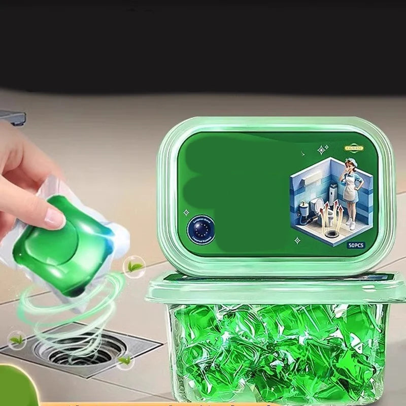 🥳HOT SALE💞50K+ SOLD!🏠Drain Deodorizer Pods – Instant fresh scent, no harsh chemicals