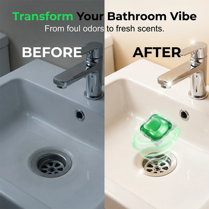 🥳HOT SALE💞50K+ SOLD!🏠Drain Deodorizer Pods – Instant fresh scent, no harsh chemicals