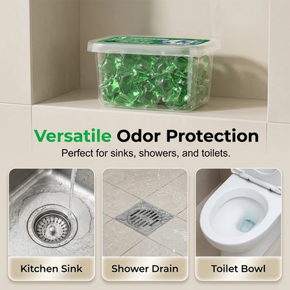 🥳HOT SALE💞50K+ SOLD!🏠Drain Deodorizer Pods – Instant fresh scent, no harsh chemicals