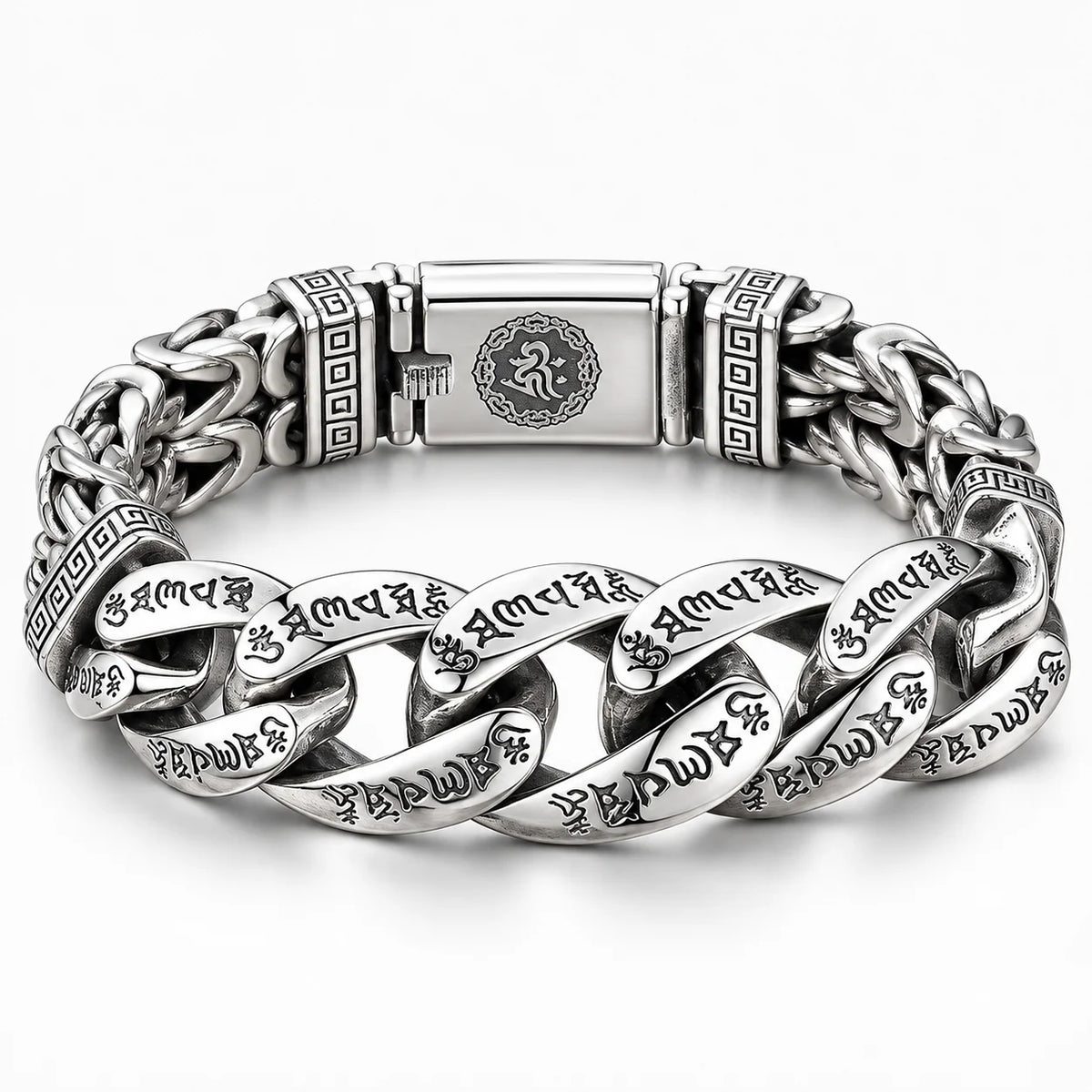 Men's Retro Six-Syllable Mantra Bracelet