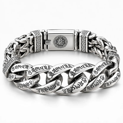Men's Retro Six-Syllable Mantra Bracelet