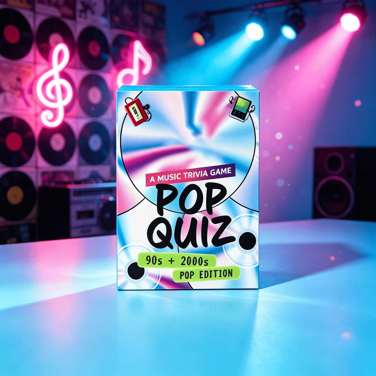 Lyrics Pop Quiz 90s & 2000s Music Trivia Game | Pub Quiz Style Party Game for Adults & Teens | Game Night, Hen Do & Dinner Party