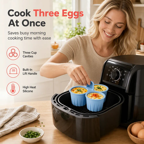 Silicone baking tin for an air fryer